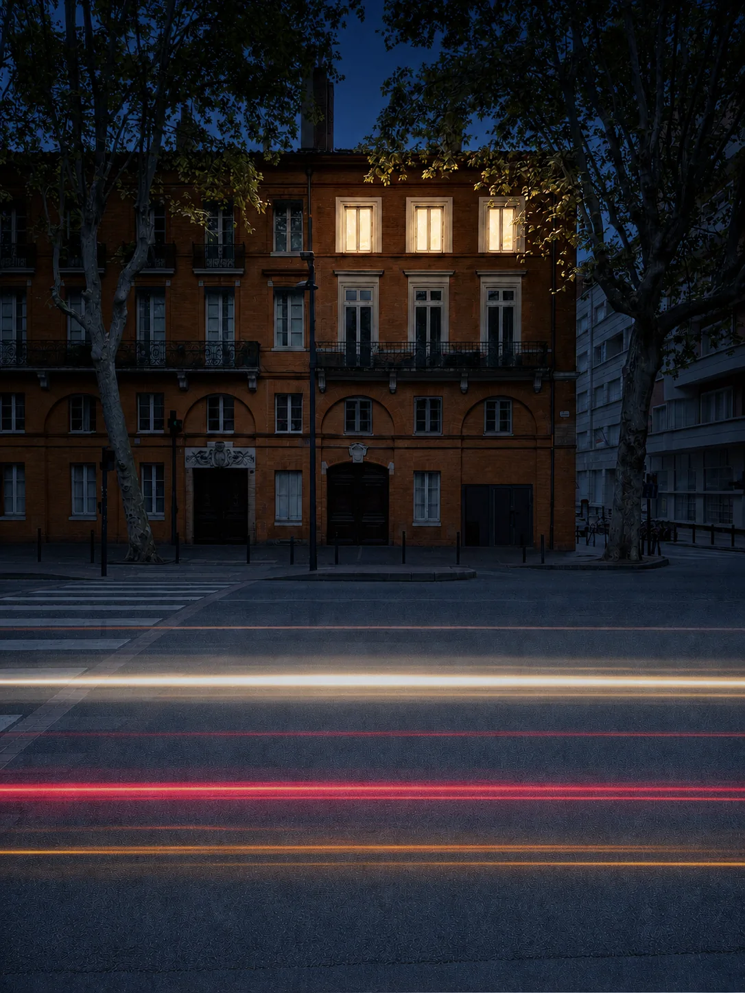 79 boulevard de Strasbourg at night, Toulouse